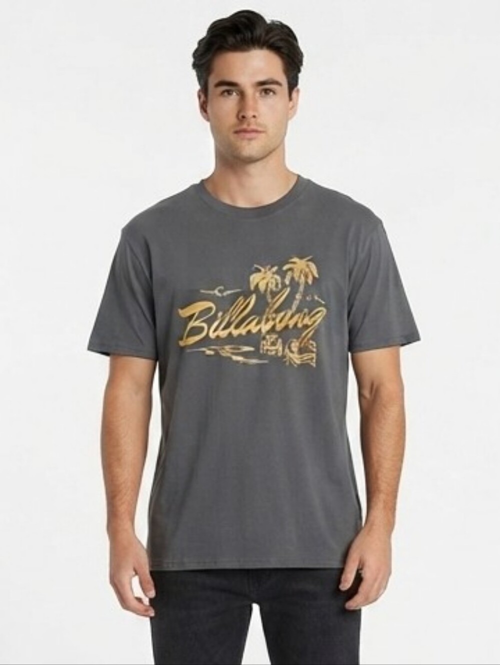 NWOT Billabong Gray Graphic T-Shirt